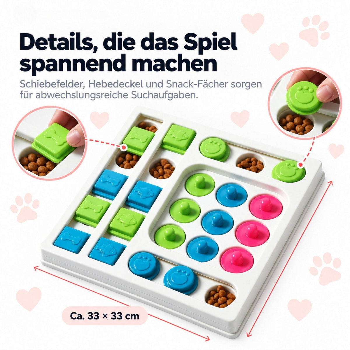 Intelligenzspielzeug – 4 Modelle für Hunde & Katzen