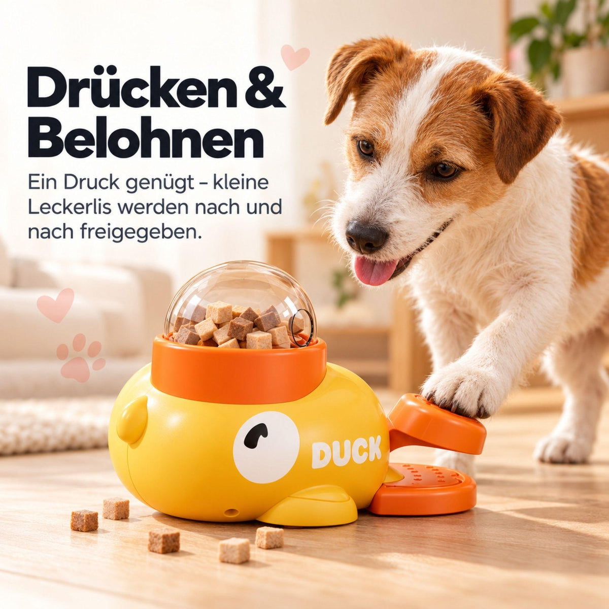 Snack-Ente für Hunde & Katzen