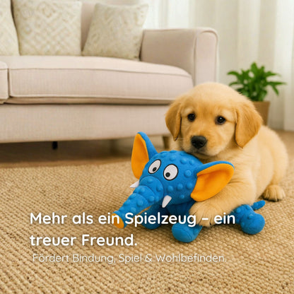 Plüsch-Elefant Hundespielzeug – Beißfest & Kuschelig Happy Little Paws
