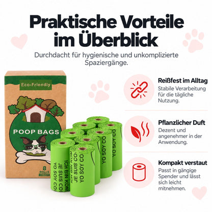 Bio Hundekotbeutel – Kompostierbar & Duftend