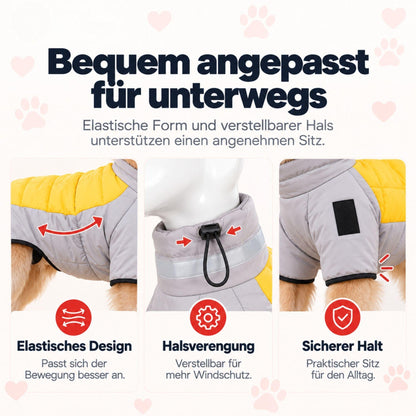 Wintermantel für Hunde – Warm & wasserdicht