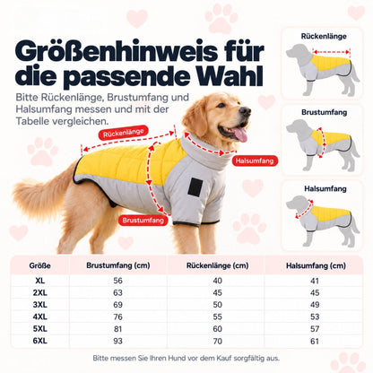 Wintermantel für Hunde – Warm & wasserdicht