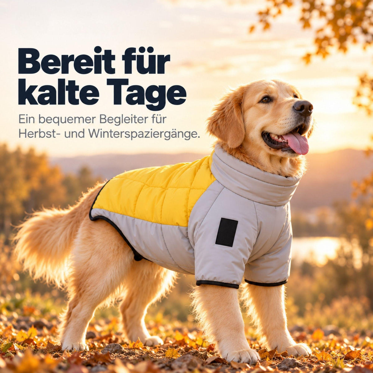 Wintermantel für Hunde – Warm & wasserdicht
