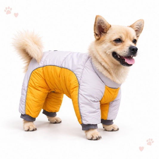 Winter-Overall für Hunde – Wasserabweisend & Reflektierend