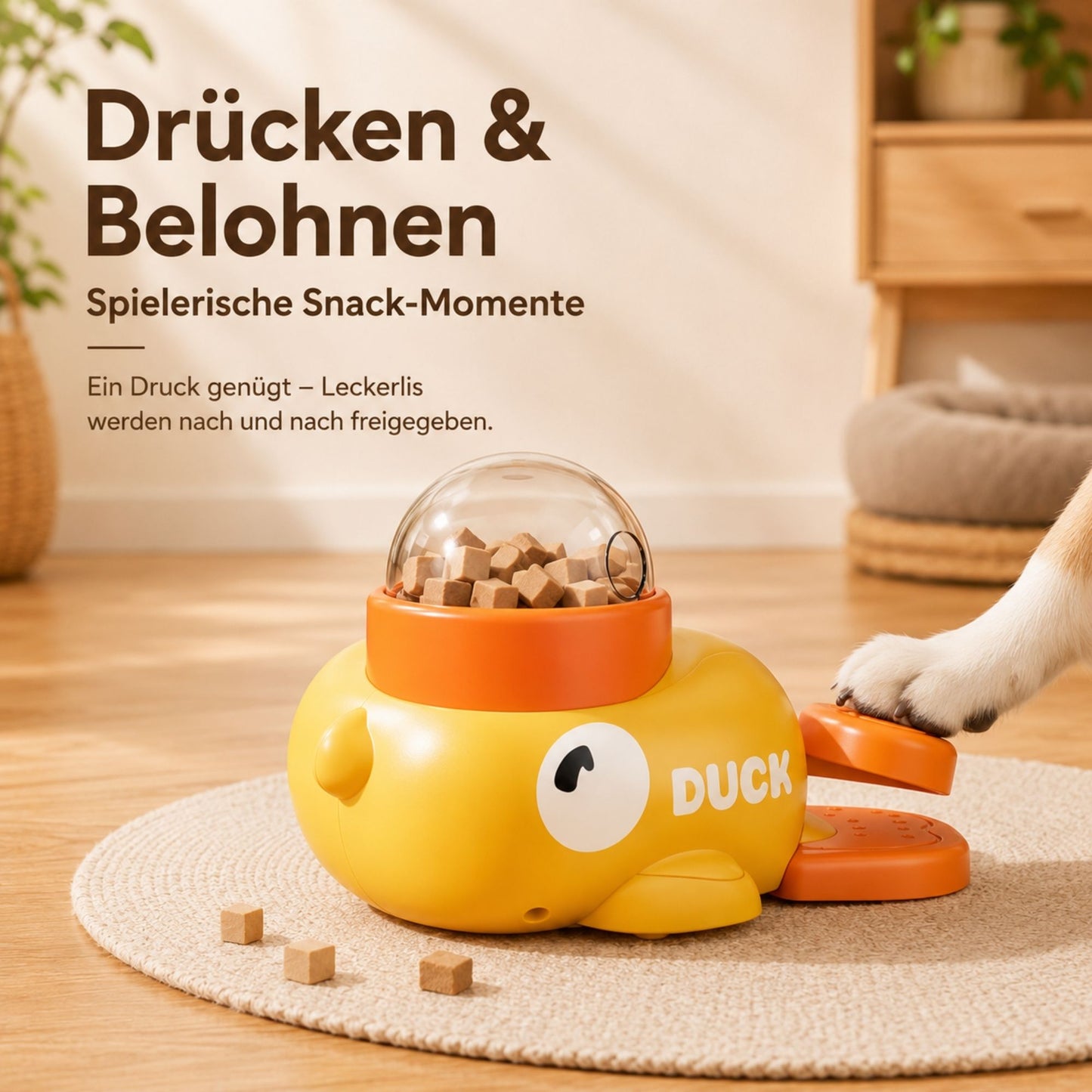 Snack Duck for Dogs & Cats