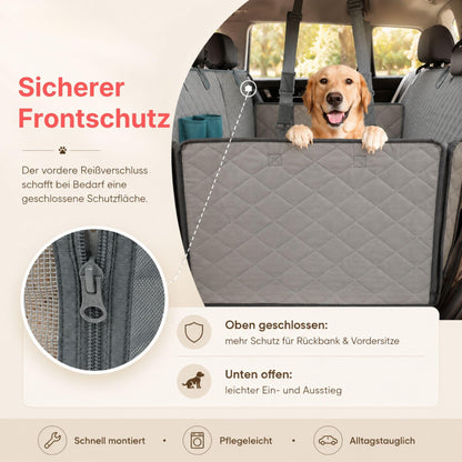Dog Car Seat Cover - Waterproof with Viewing Window
