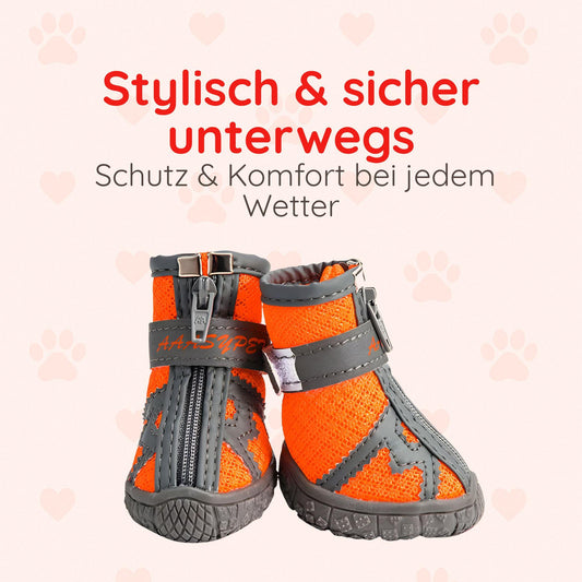 Atmungsaktive Hundeschuhe – Rutschfest & Wasserdicht Happy Little Paws
