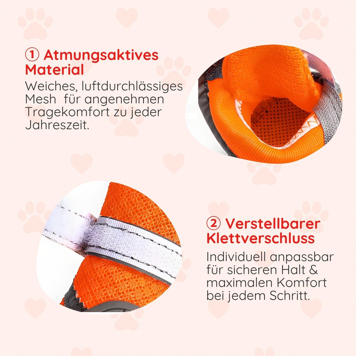 Atmungsaktive Hundeschuhe – Rutschfest & Wasserdicht Happy Little Paws