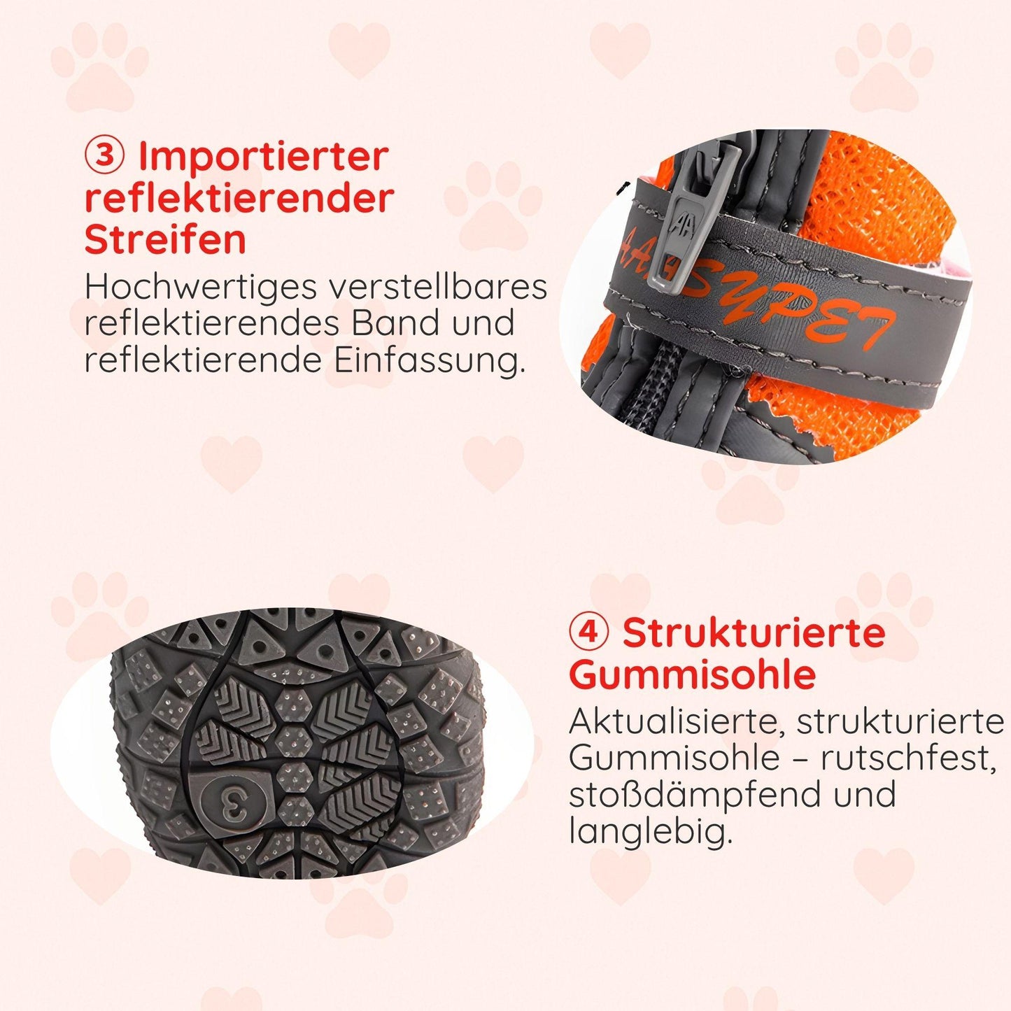 Atmungsaktive Hundeschuhe – Rutschfest & Wasserdicht Happy Little Paws