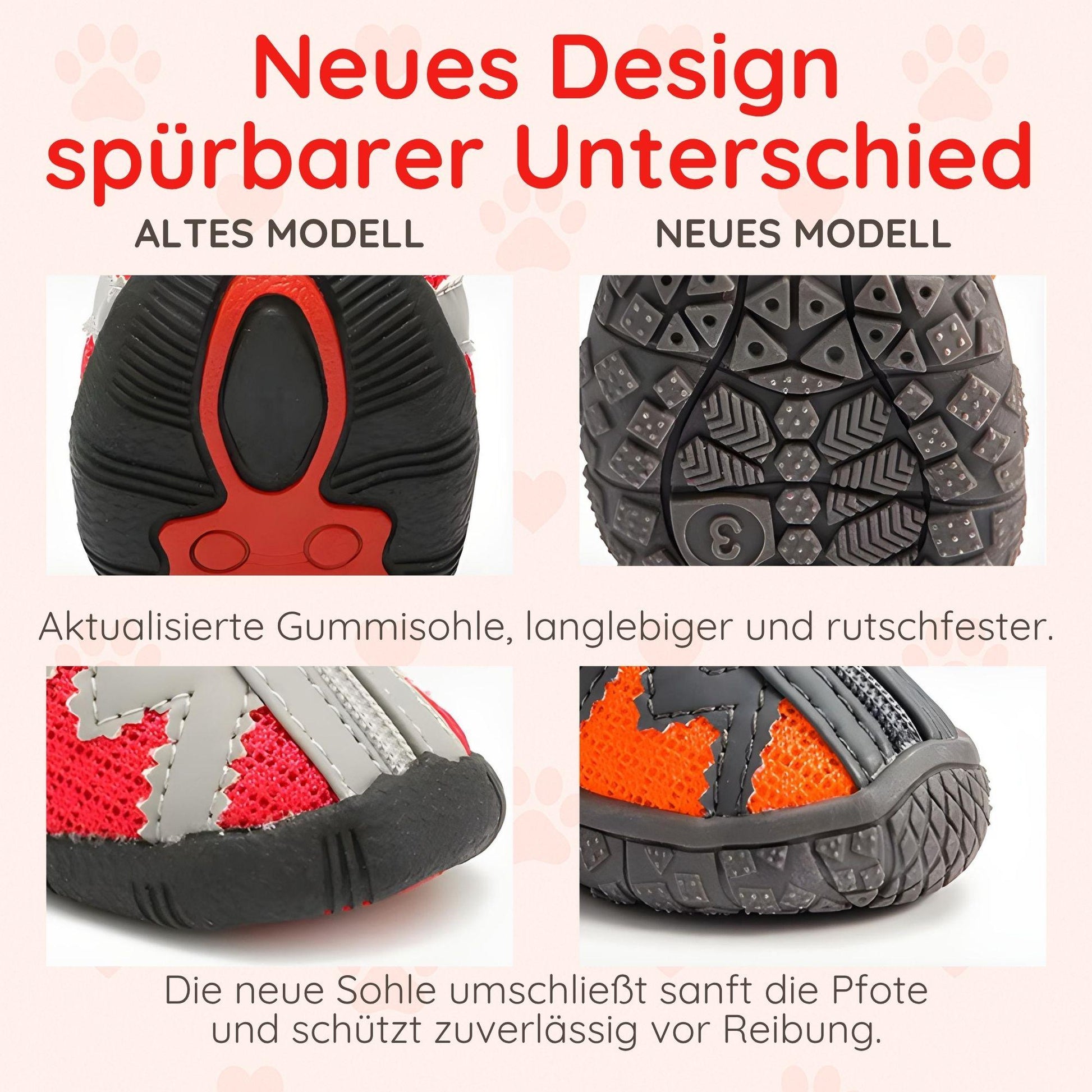 Atmungsaktive Hundeschuhe – Rutschfest & Wasserdicht Happy Little Paws