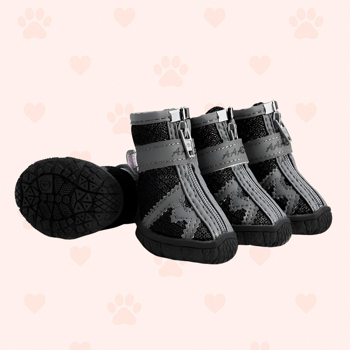 Atmungsaktive Hundeschuhe – Rutschfest & Wasserdicht Happy Little Paws