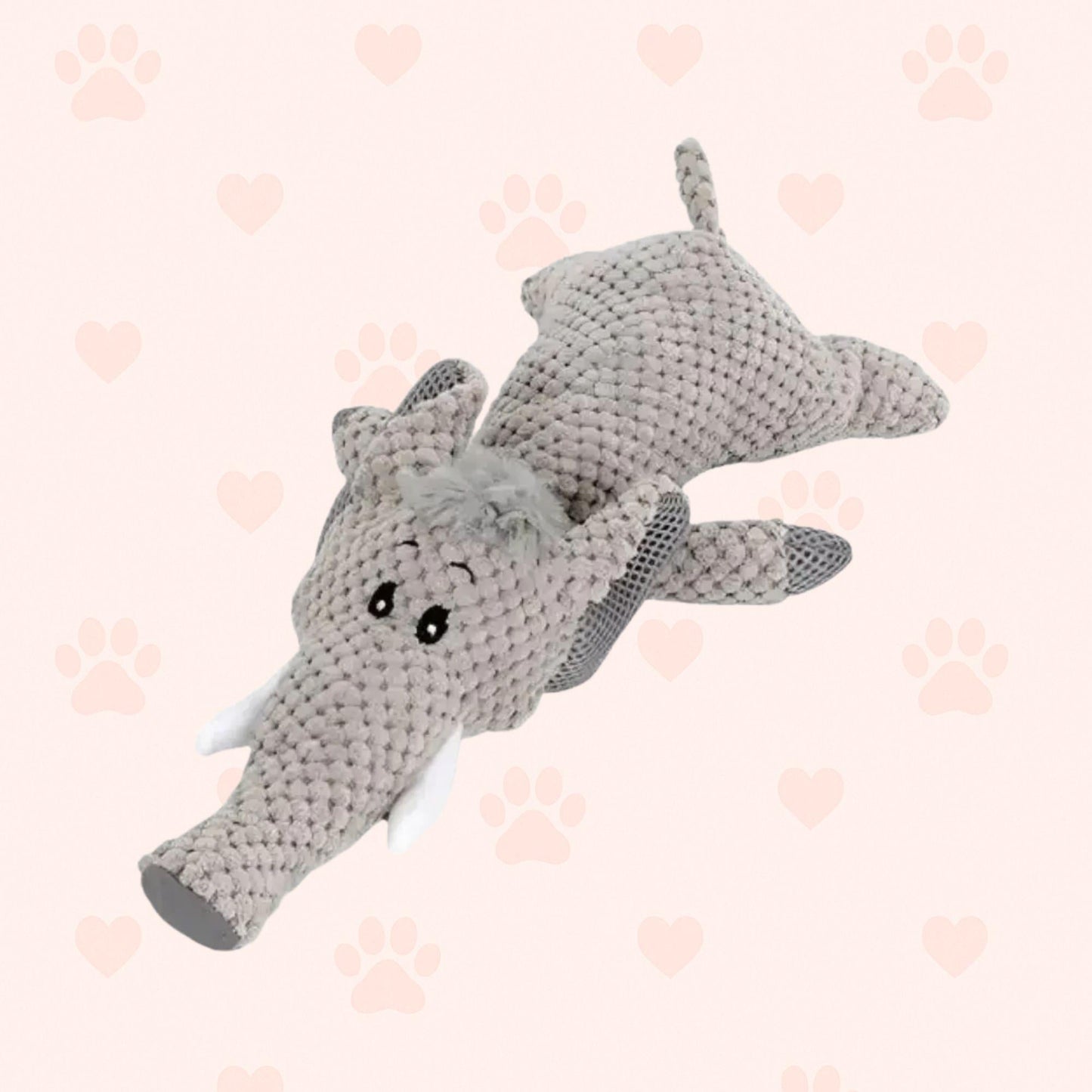 Beißfestes Plüsch-Hundespielzeug für kleine Hunde 28cm Happy Little Paws