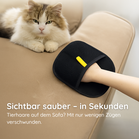 Fellpflege-Handschuh – 3-in-1 gegen Tierhaare Happylittlepaws