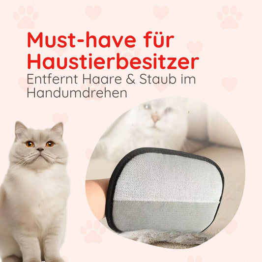 Fellpflege-Handschuh – 3-in-1 gegen Tierhaare - Happy Little Paws