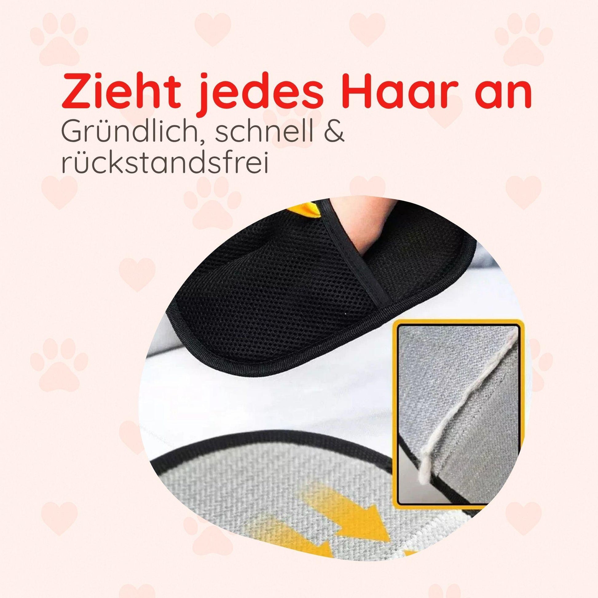 Fellpflege-Handschuh – 3-in-1 gegen Tierhaare - Happy Little Paws