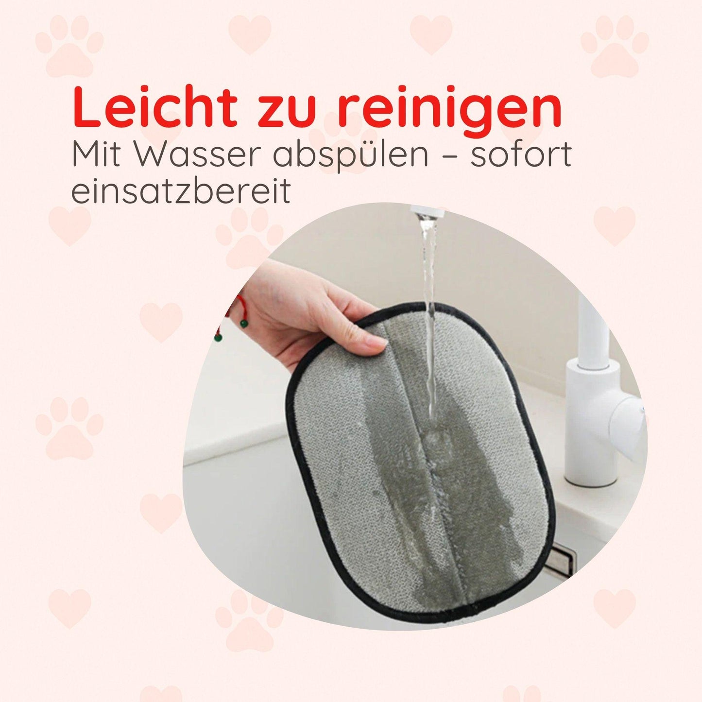 Fellpflege-Handschuh – 3-in-1 gegen Tierhaare - Happy Little Paws