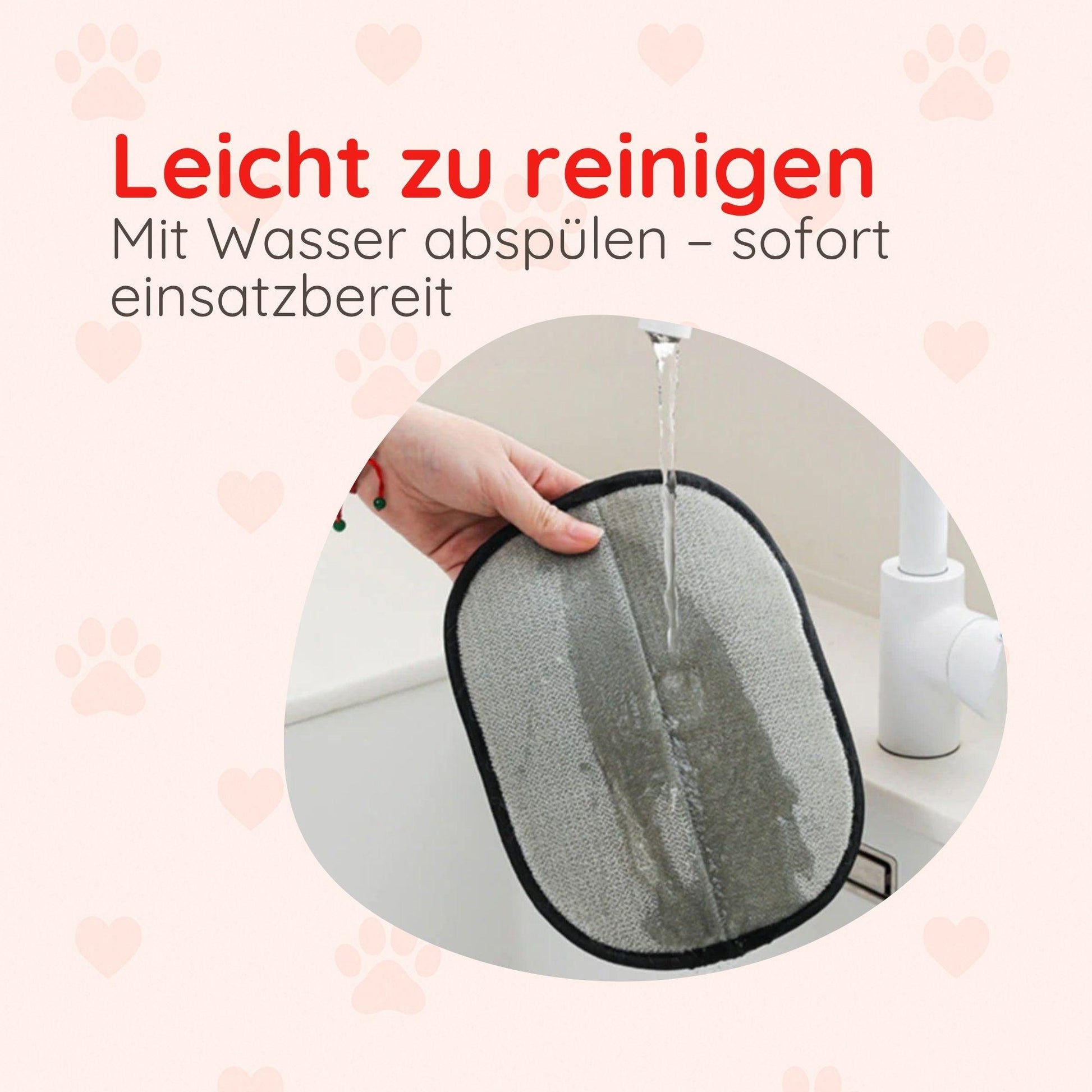 Fellpflege-Handschuh – 3-in-1 gegen Tierhaare - Happy Little Paws