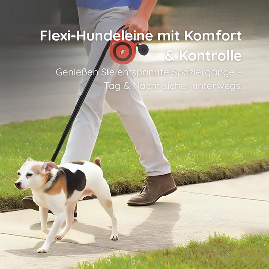 Flexi-Hundeleine mit Spender – Reflektierend & Sicher Happylittlepaws