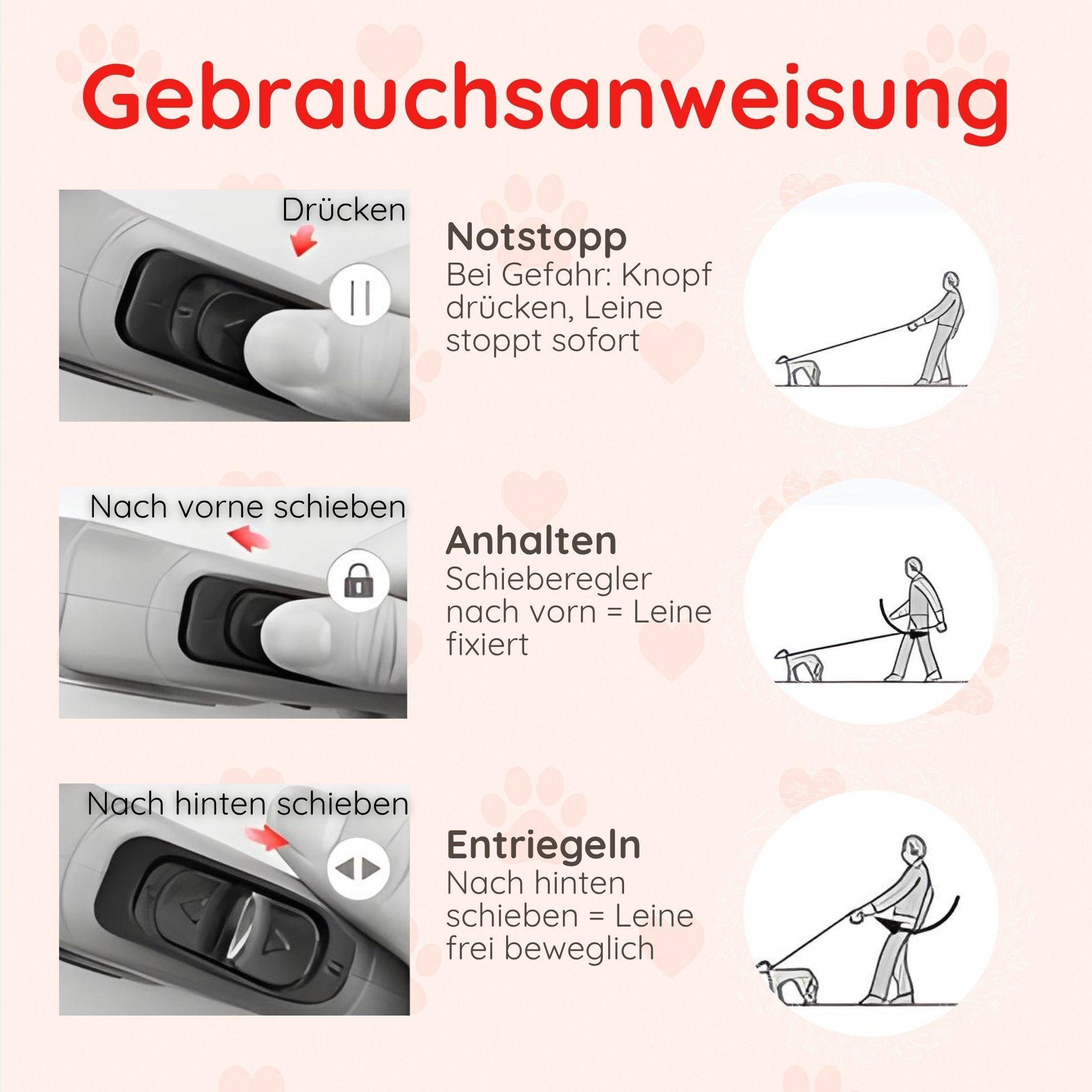 Flexi-Hundeleine mit Spender – Reflektierend & Sicher Generic