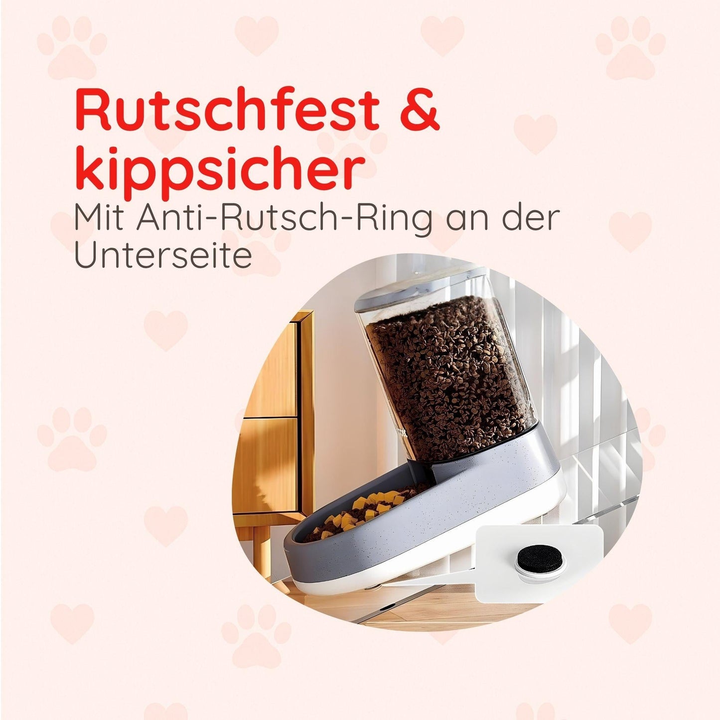 Futterspender oder Wasserspender – Automatisch & Rutschfest Happy Little Paws