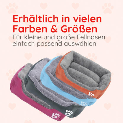Haustierbett – Weich, Wasserdicht & Gemütlich Happy Little Paws