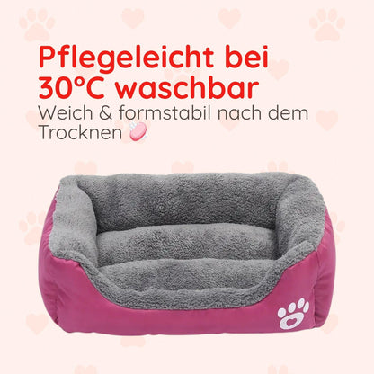 Haustierbett – Weich, Wasserdicht & Gemütlich Happy Little Paws
