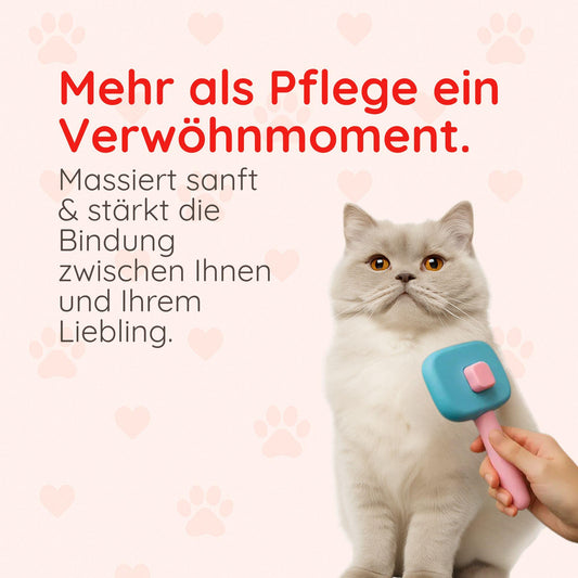 Haustierbürste wiederverwendbar – Für Fell & Massage - Happylittlepaws