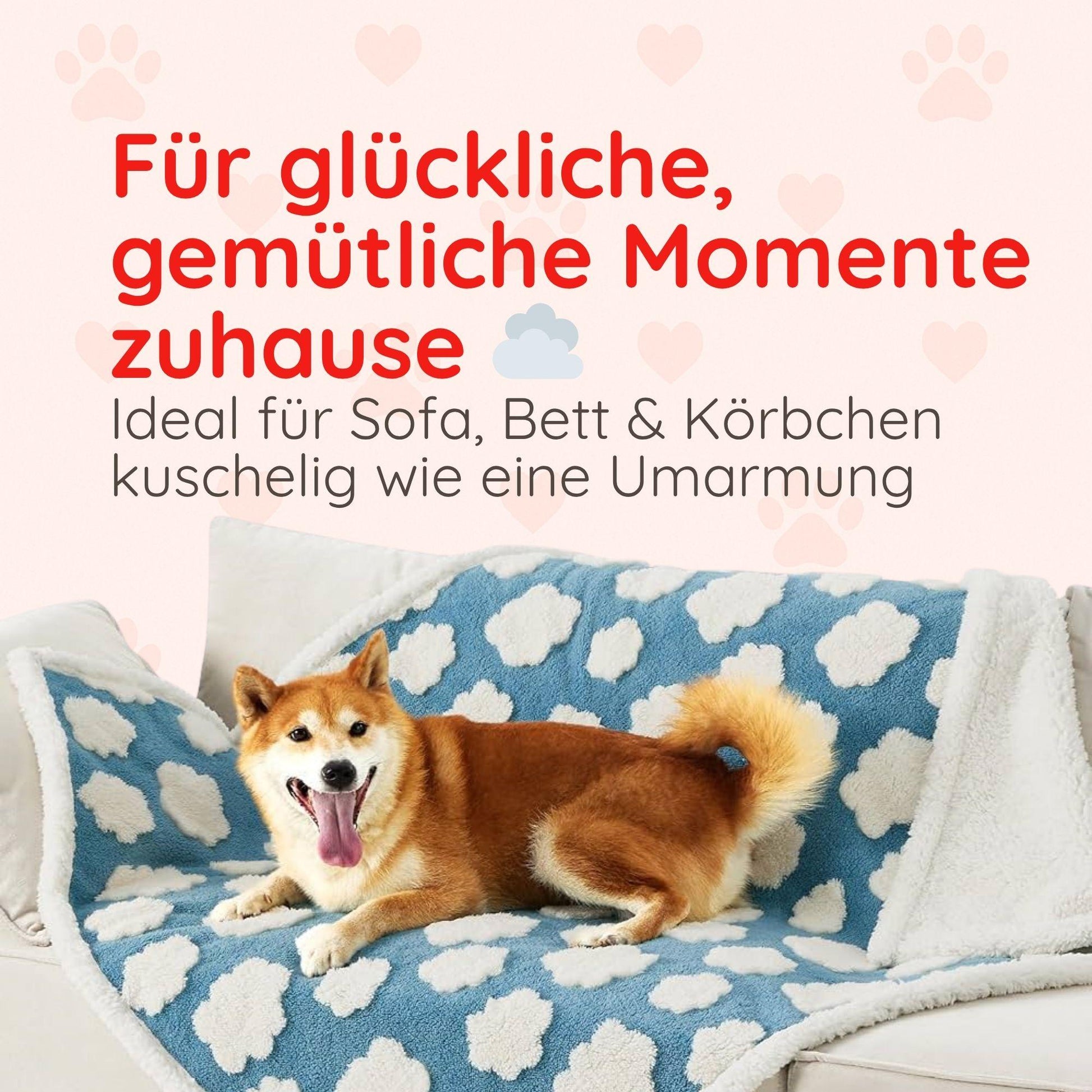 Haustierdecke – Wasserdicht & Pflegeleicht Happy Little Paws