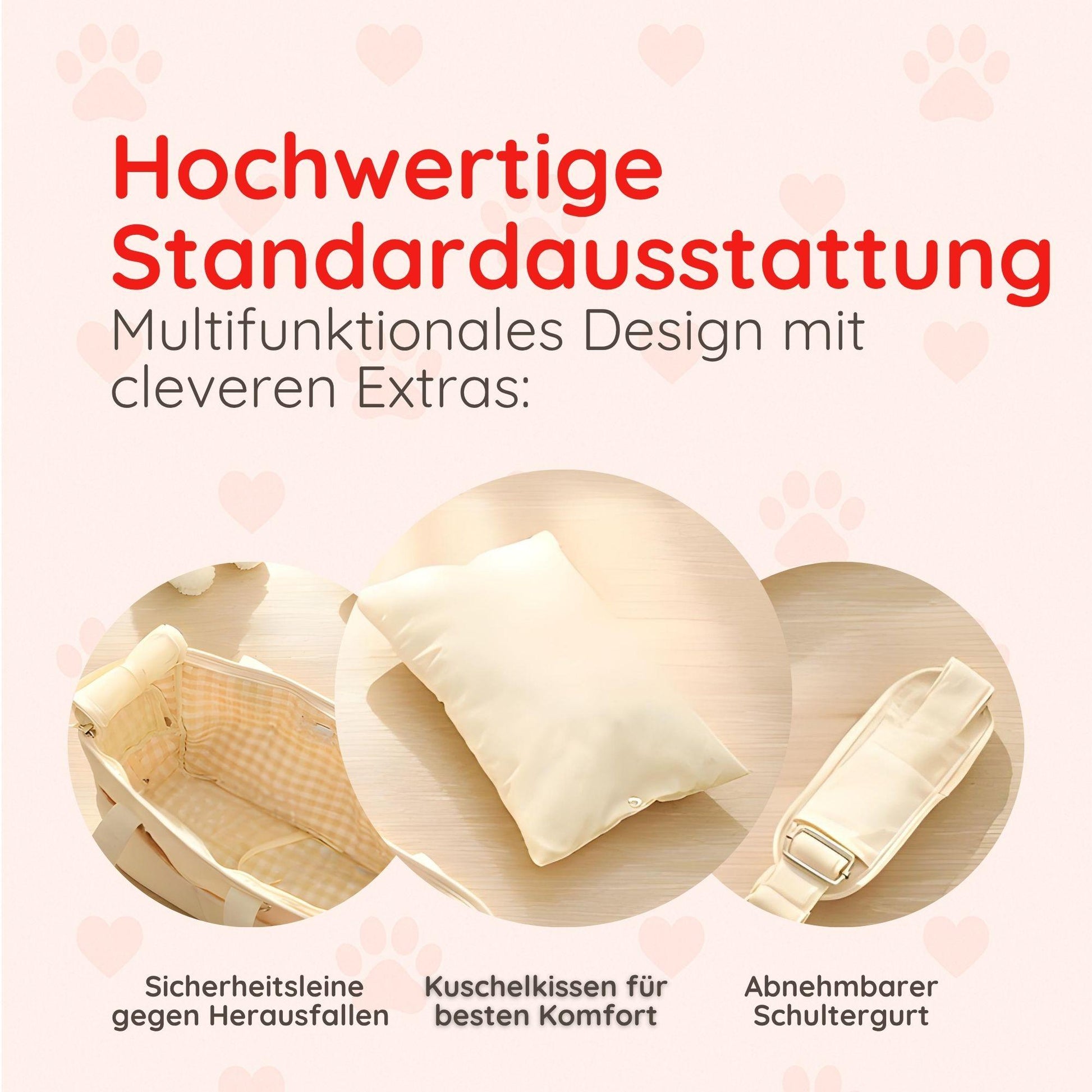 Haustiertragetasche – Für Katzen & kleine Hunde Happy Little Paws
