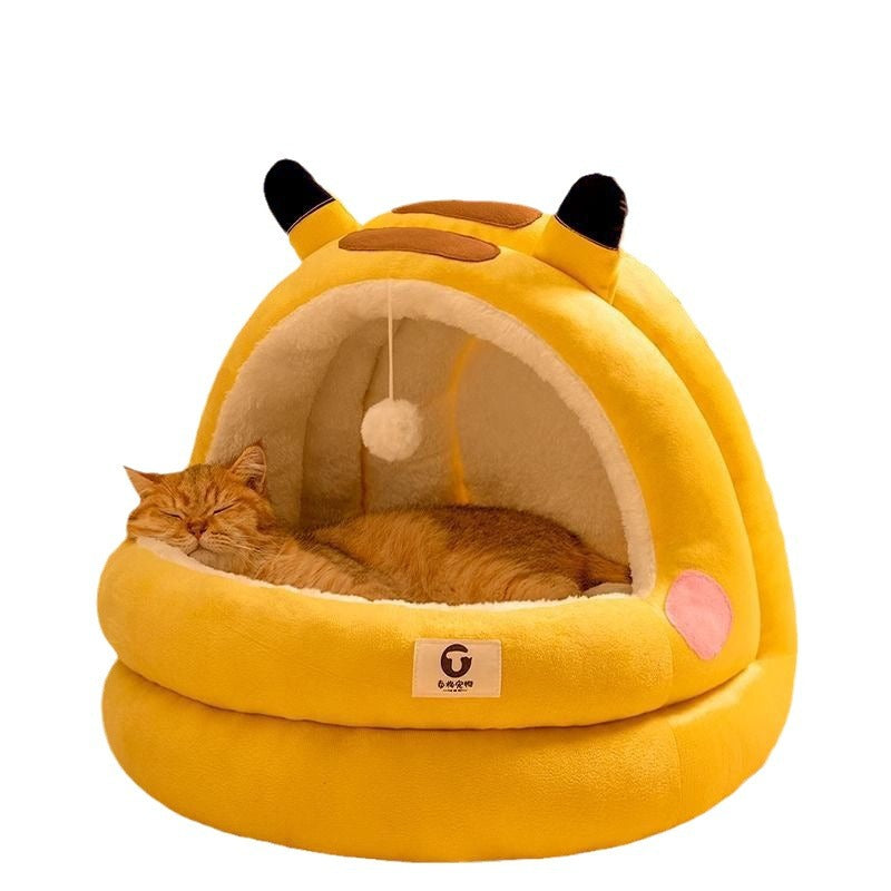 Wohlfühl-Nest für Katzen – Kuschelig & Sicher