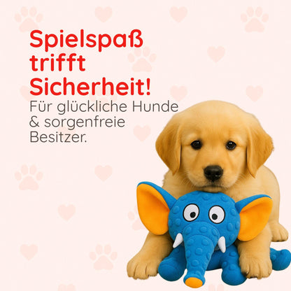 Plüsch-Elefant Hundespielzeug – Beißfest & Kuschelig Happy Little Paws