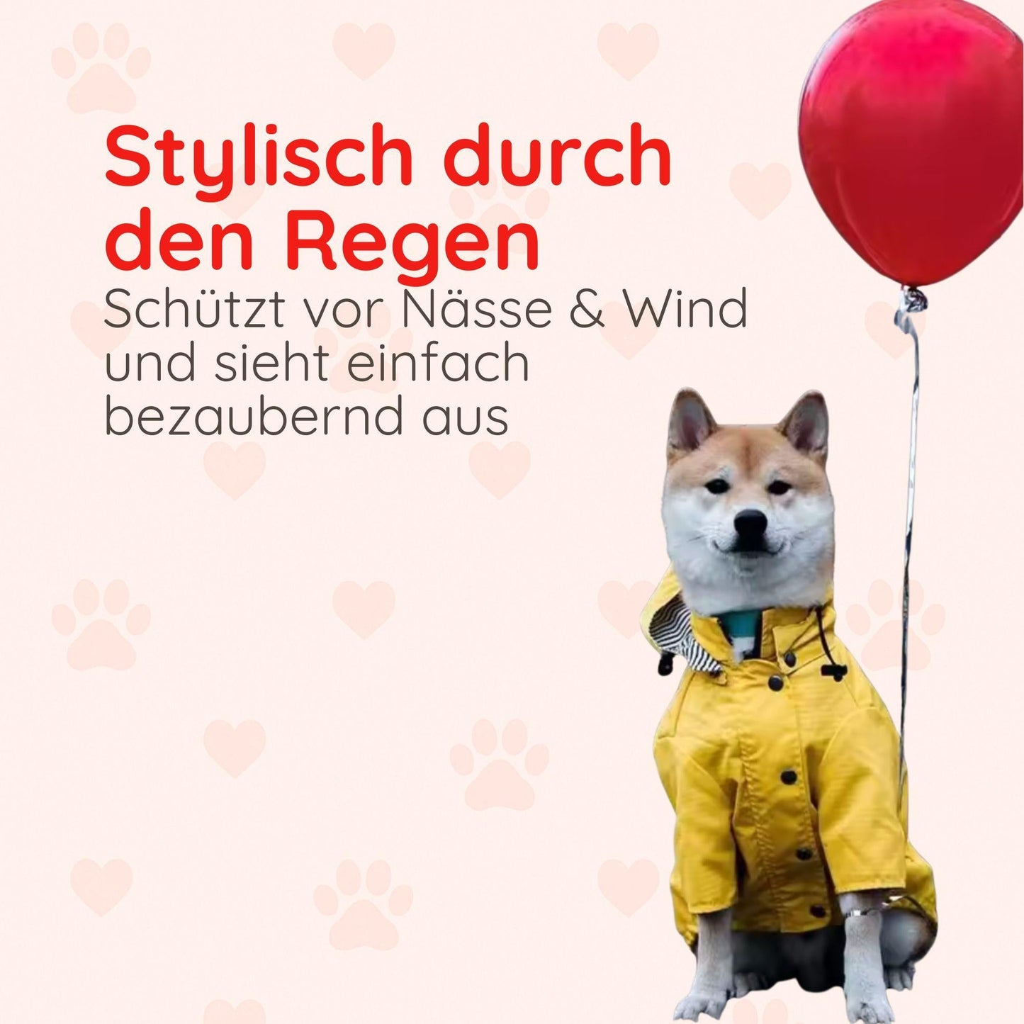 Regenjacke für Hunde – Stilvoll & Wasserfest Happy Little Paws