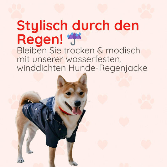 Regenjacke für Hunde – Stilvoll & Wasserfest Happy Little Paws