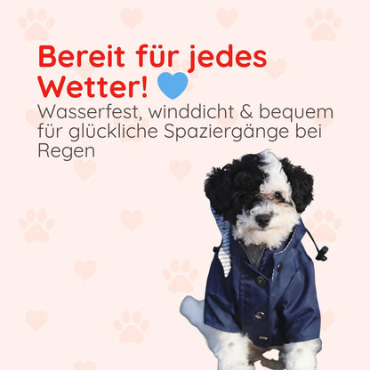 Regenjacke für Hunde – Stilvoll & Wasserfest Happy Little Paws