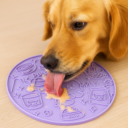 Rutschfeste Leckmatte – BPA-frei für Hunde Happylittlepaws