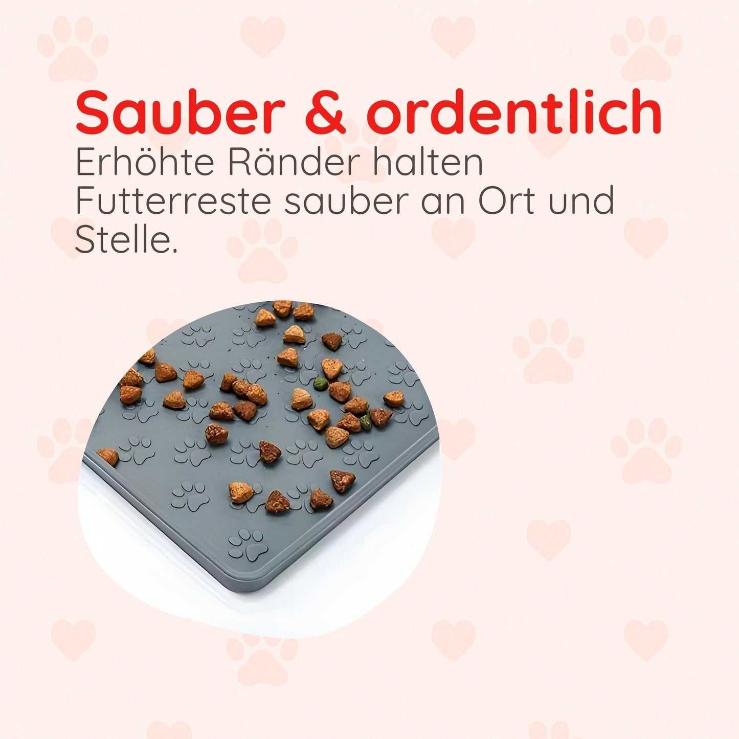 Silikon-Futtermatte – Rutschfest & Pflegeleicht Happy Little Paws