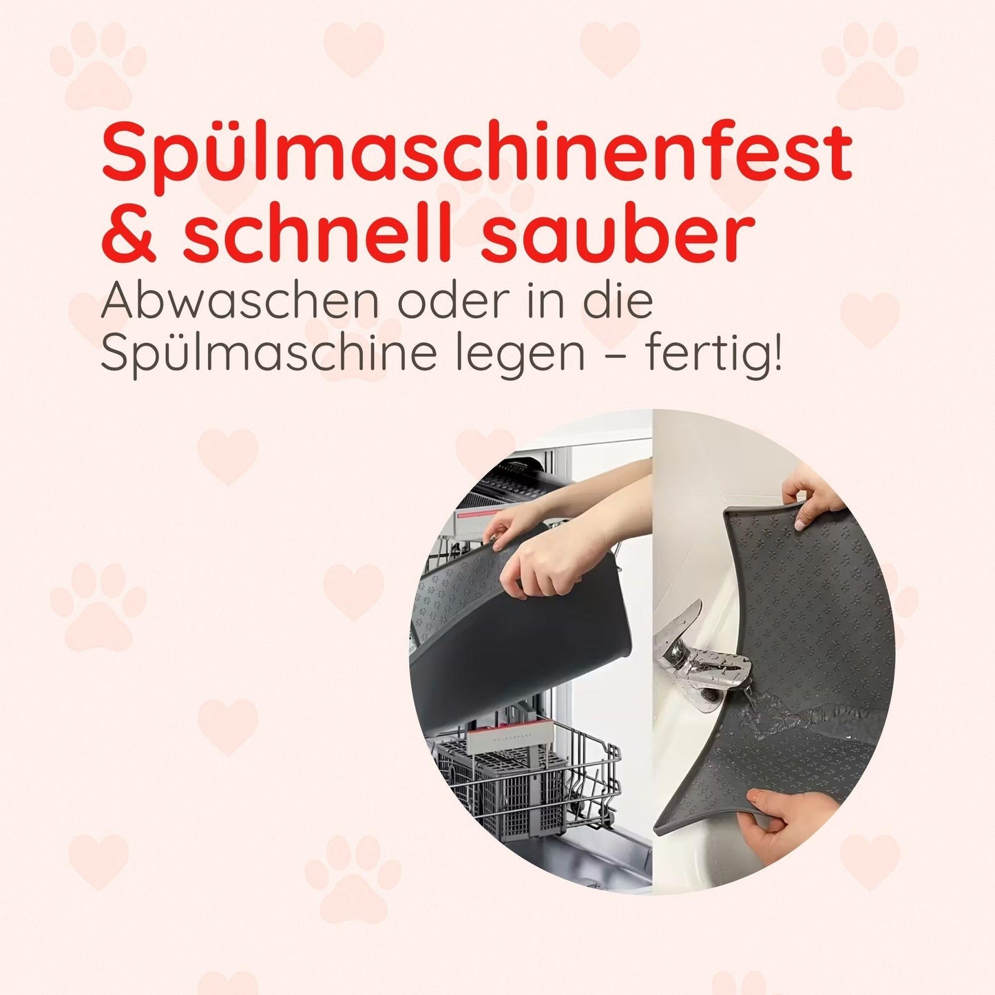 Silikon-Futtermatte – Rutschfest & Pflegeleicht Happy Little Paws