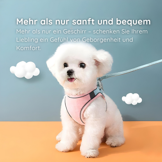 Softgeschirr für Katzen & kleine Hunde – Samtweich & Sicher Happylittlepaws