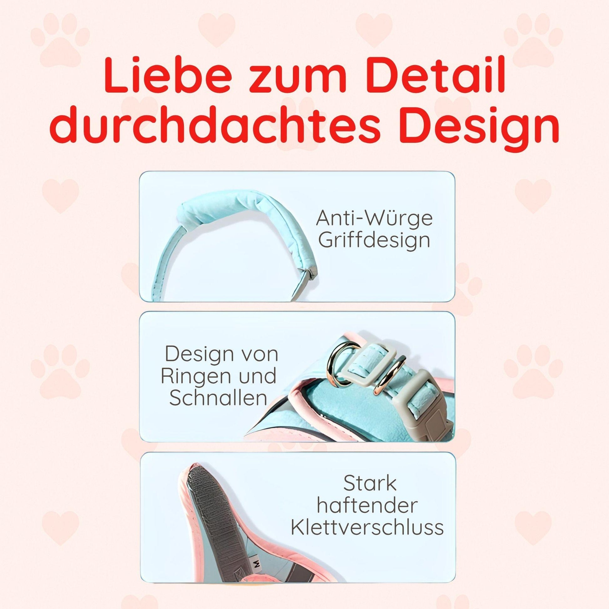 Softgeschirr für Katzen & kleine Hunde – Samtweich & Sicher - Happylittlepaws