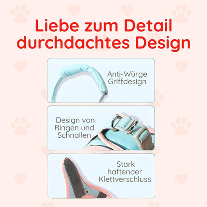Softgeschirr für Katzen & kleine Hunde – Samtweich & Sicher - Happylittlepaws