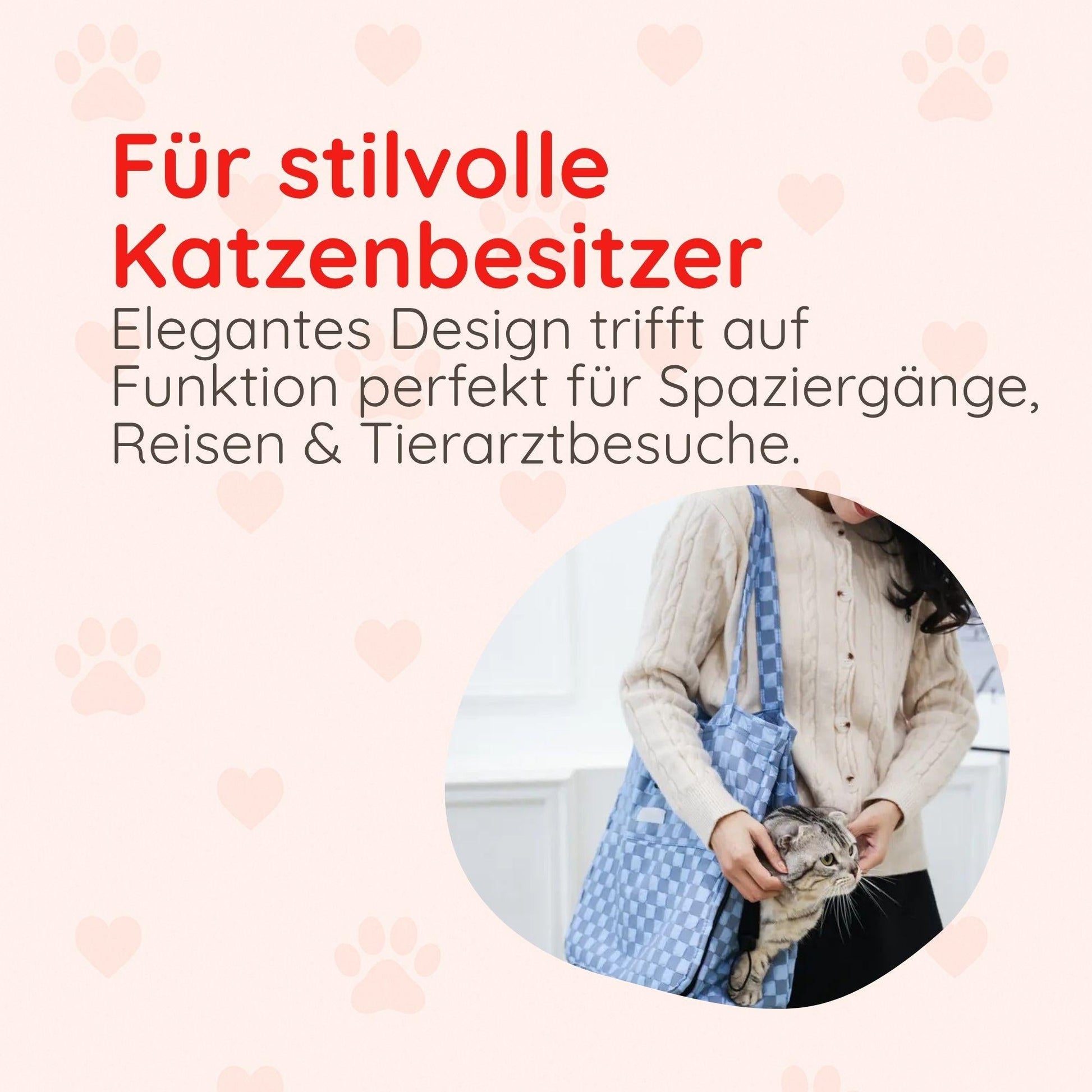 Tragetasche für Katzen – Bequem & Stylisch Happy Little Paws