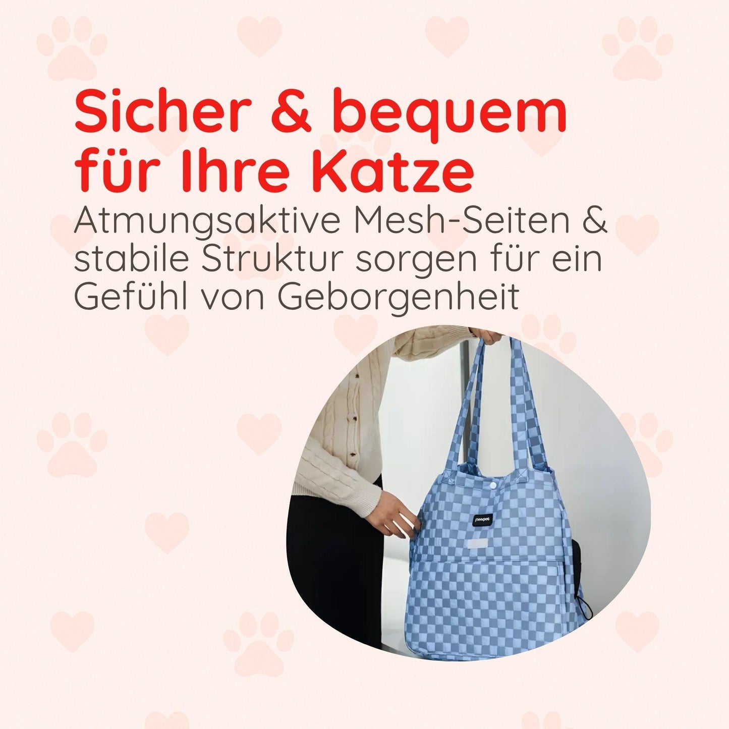 Tragetasche für Katzen – Bequem & Stylisch Happy Little Paws