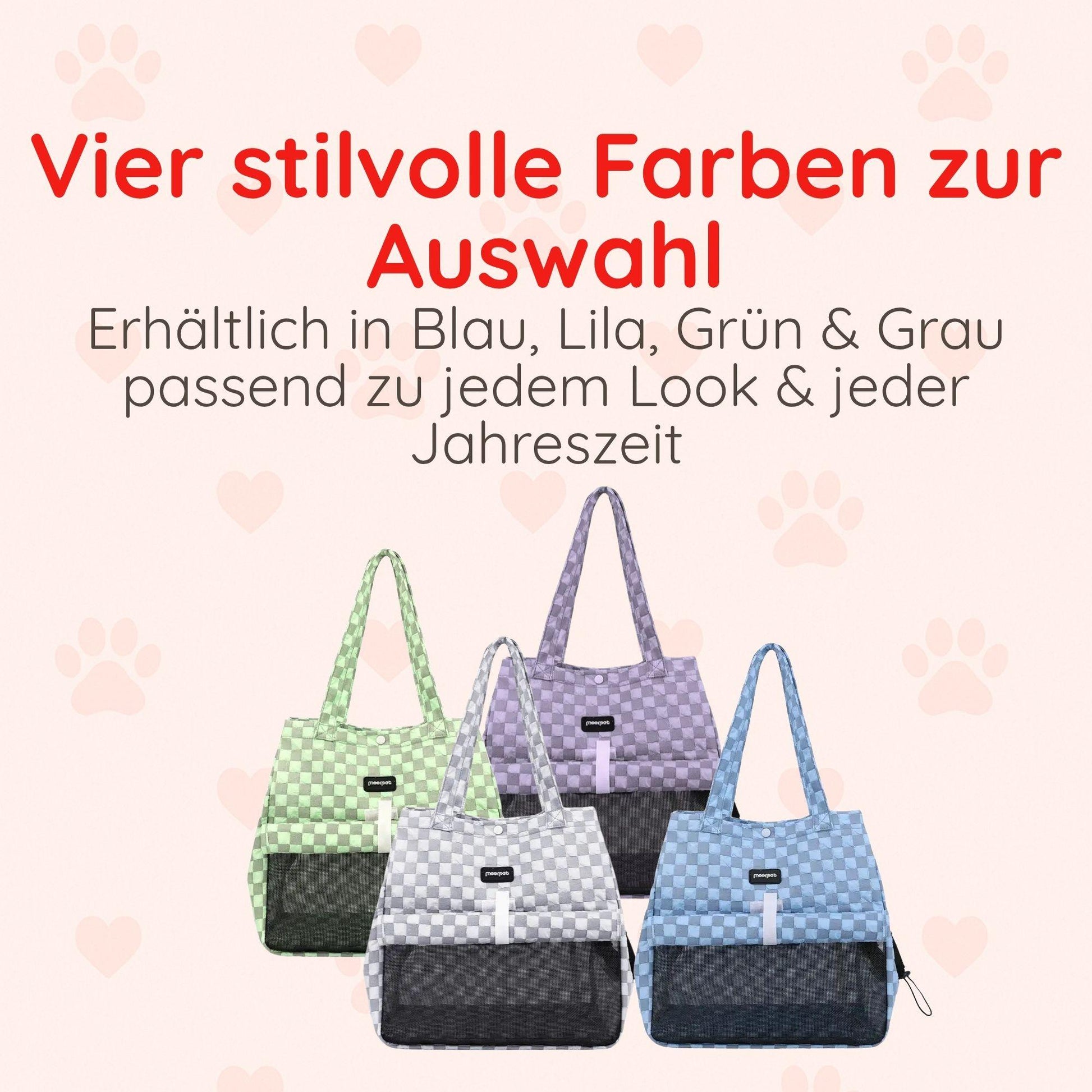 Tragetasche für Katzen – Bequem & Stylisch Happy Little Paws