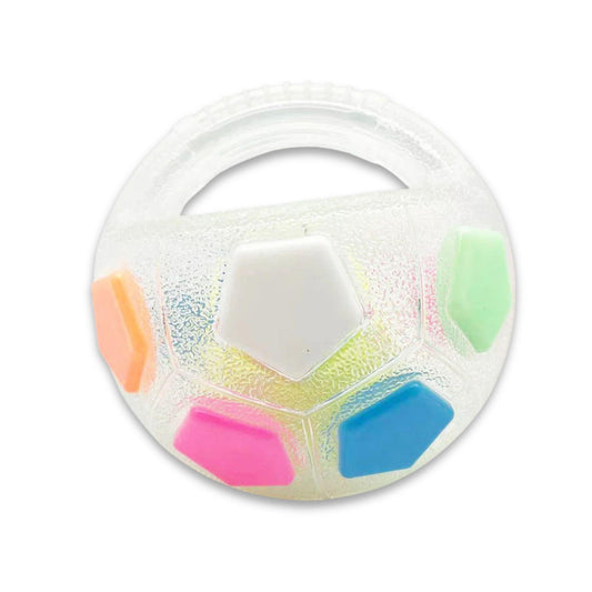 Transparenter Hundeball – Beißfest & mit Sound Happy Little Paws