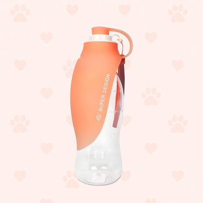 Trinkflasche mit Blattdesign - Happylittlepaws