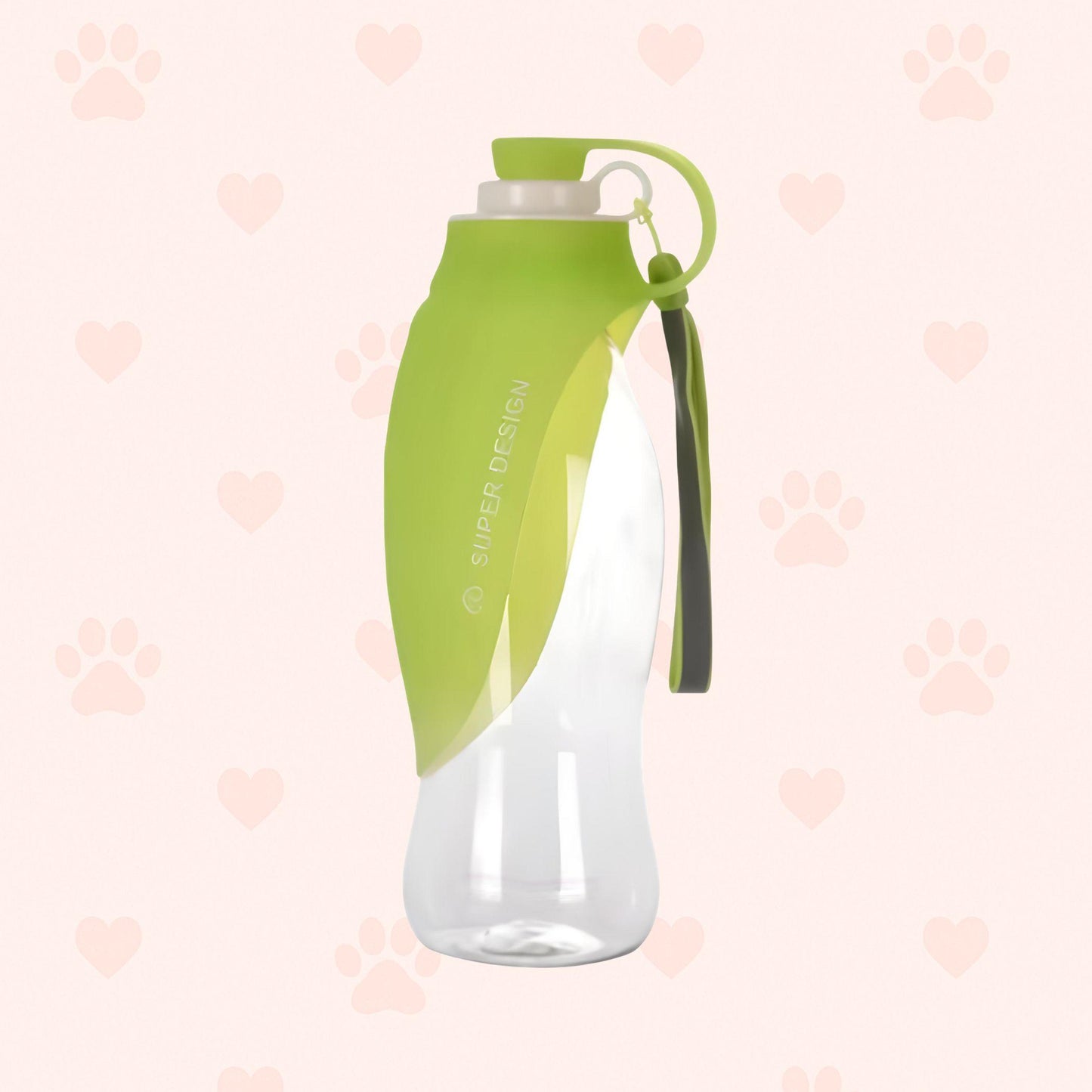 Trinkflasche mit Blattdesign - Happylittlepaws