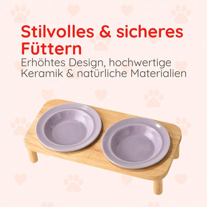 UFO Keramiknapf – Rutschfest für Katzen & kleine Hunde Happy Little Paws