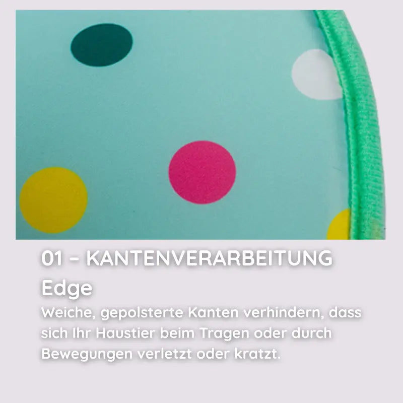 Weiche Haustier-Halskrause – Gepolstert, Wasserdicht & Bunt - Happylittlepaws