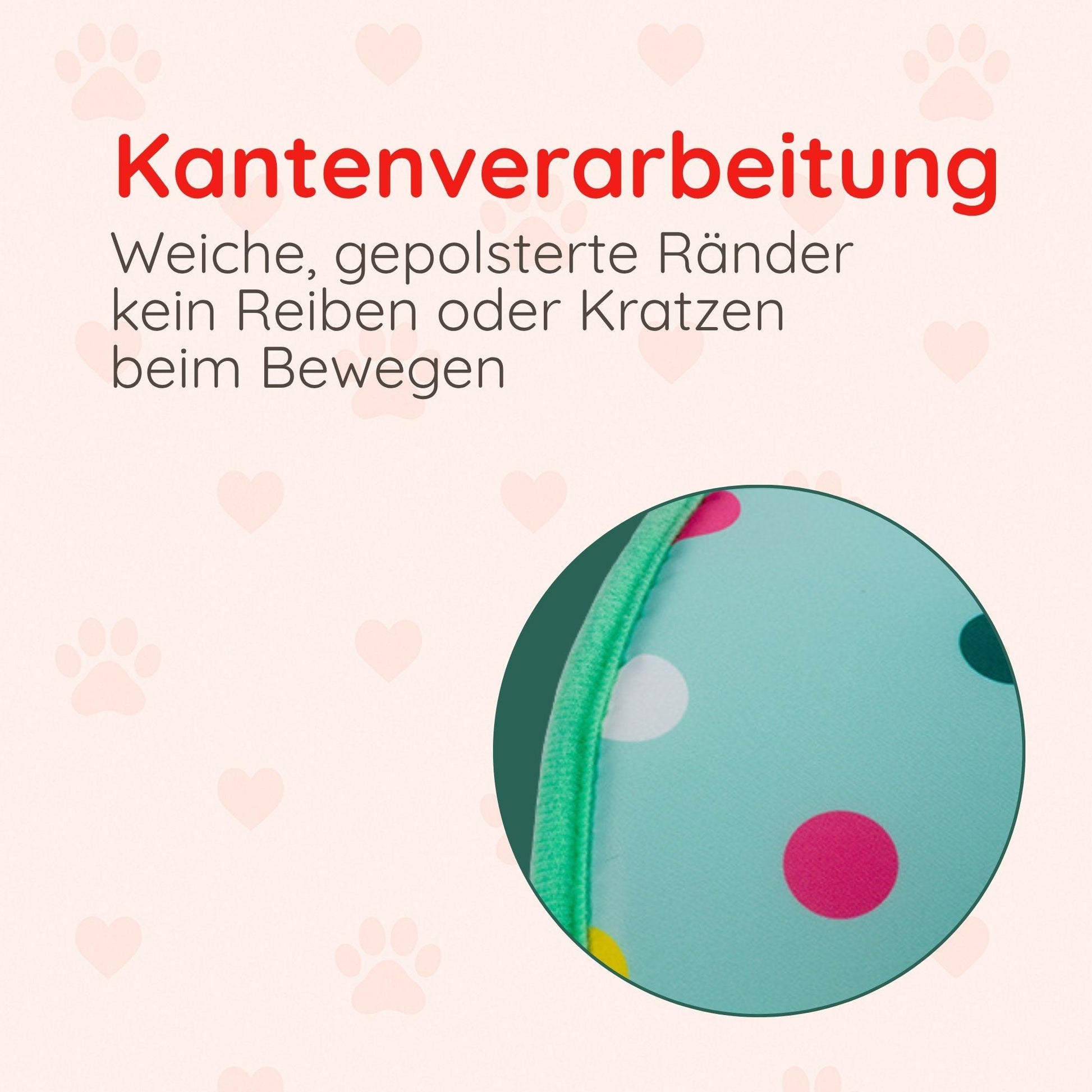 Weiche Haustier-Halskrause – Gepolstert, Wasserdicht & Bunt - Happylittlepaws