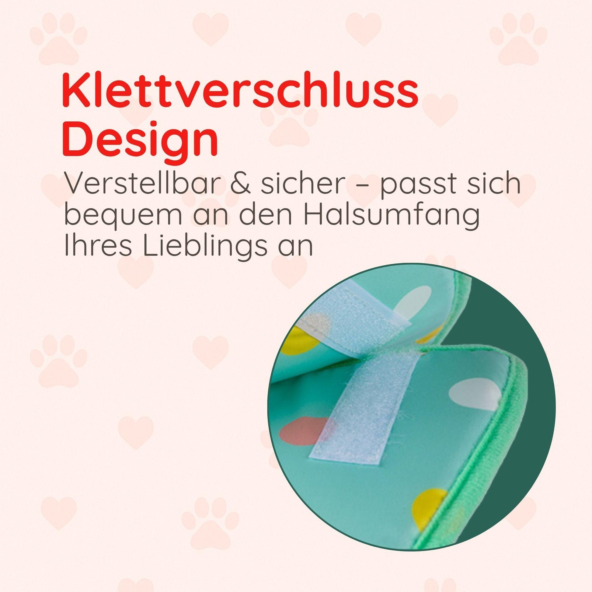 Weiche Haustier-Halskrause – Gepolstert, Wasserdicht & Bunt - Happylittlepaws